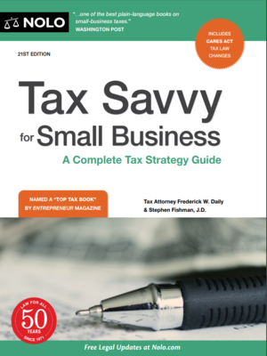 cover image of Tax savvy for small business : A complete tax strategy guide
